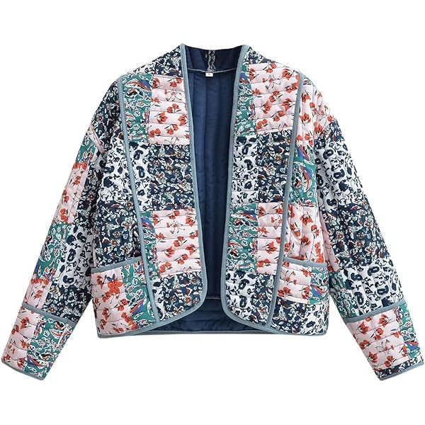 ジャケット・アウター rosarymoon Fluffy Jacquard Quilted Coat rosarymoon Fluffy Jacquard Quilted Coat